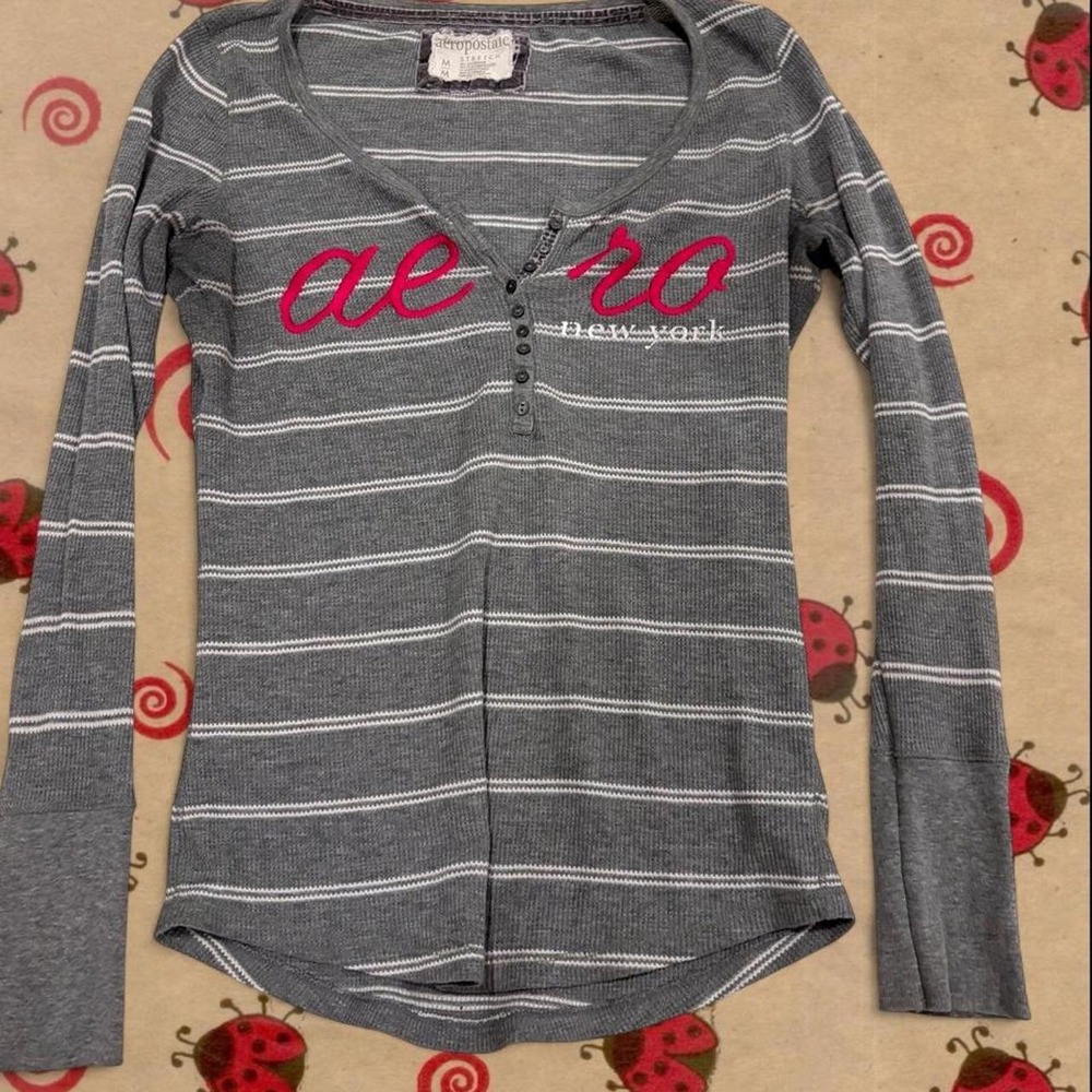 Aeropostale knitted henley